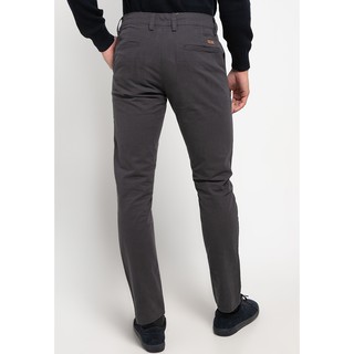 TRIPLE Celana  Chinos  Stretch Slim Fit Dark  Grey  268 828 