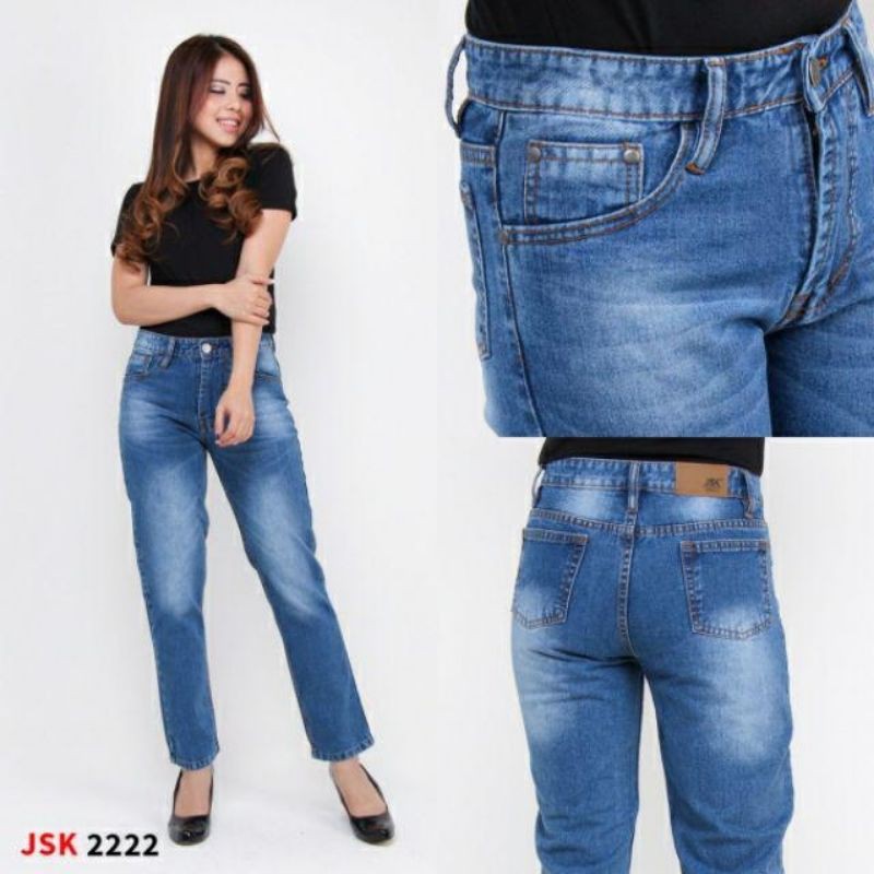 (31-34) BOYFRIEND JEANS / BIGSIZE JUMBO BOYFRIEND JEANS / BF JEANS WANITA