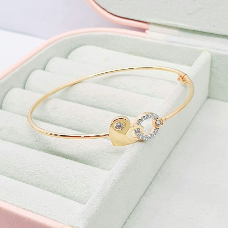 Gelang oval love bulat 375