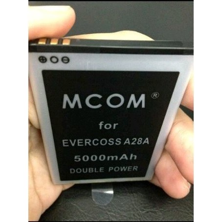 Battery Batre Baterai Double Power Mcom Evercoss Cross A28A