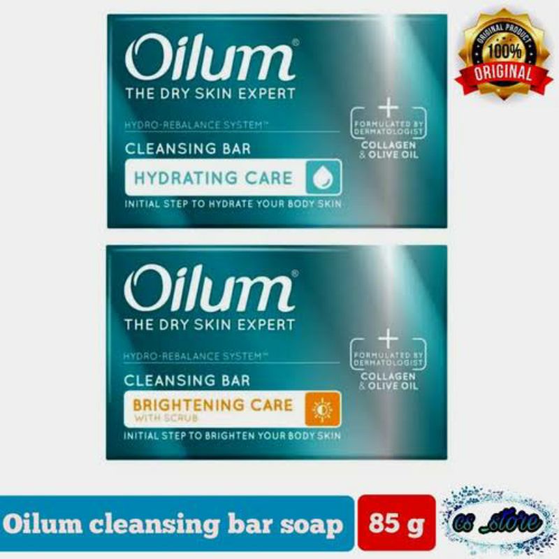Oilum Cleansing Bar Sabun Batang / Oilum Hydrating Care / Oilum Brightening Care / Sabun Batang Oilu