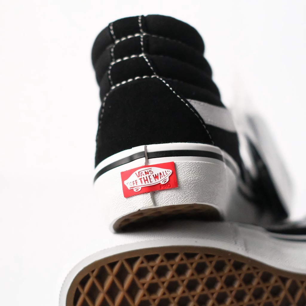 SALE DISKON! V4NS PRO SK8-HIGH BLACK/WHITE 100% ORIGINAL BNIB