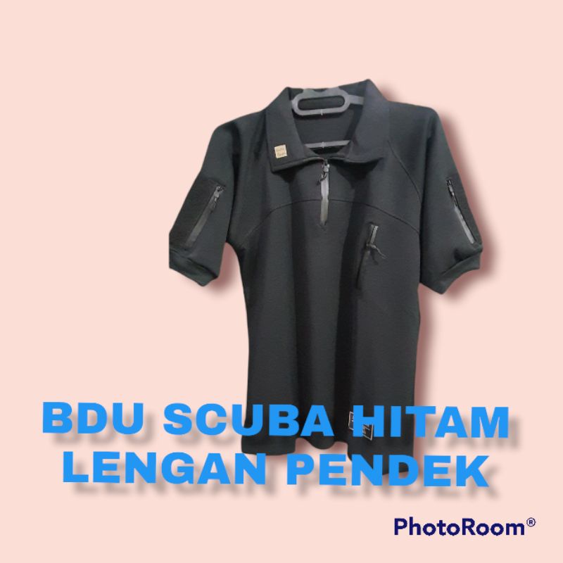 Baju BDU scuba hitam