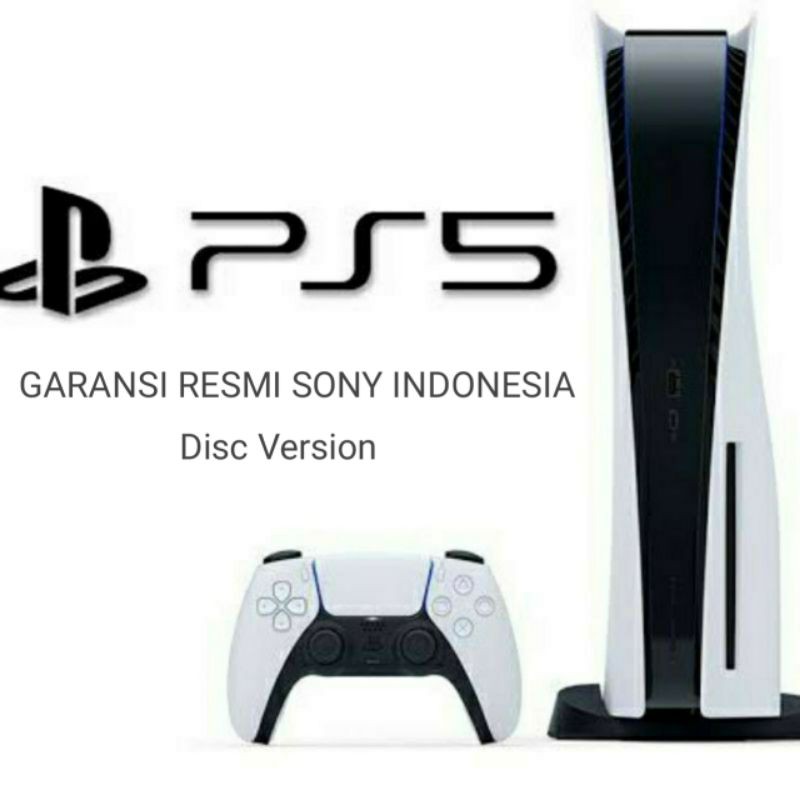 SONY PLAYSTATION 5 CONSOLE GAME DISC VERSION GARANSI RESMI SONY INDONESIA PS5 PS 5