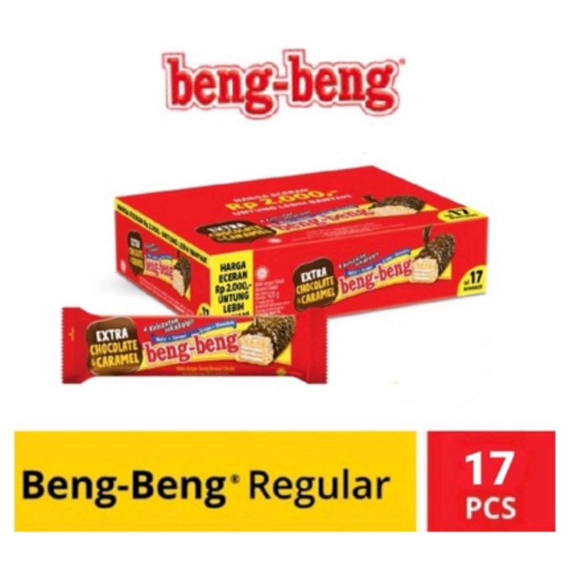 

Beng beng Coklat wafer Caramel 25gr