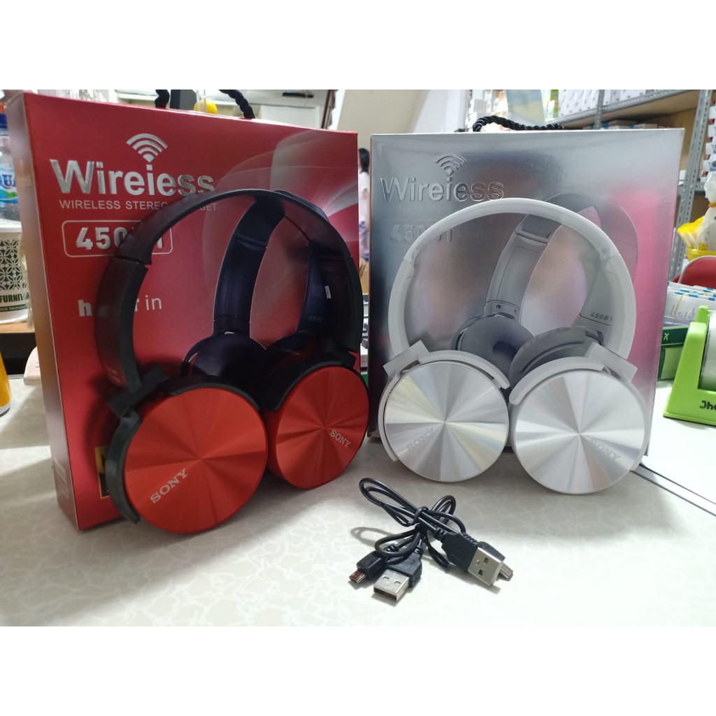 Headphone bluetooth  MDR-XB450BT // HEADSET BANDO BLUETOOTH SONY