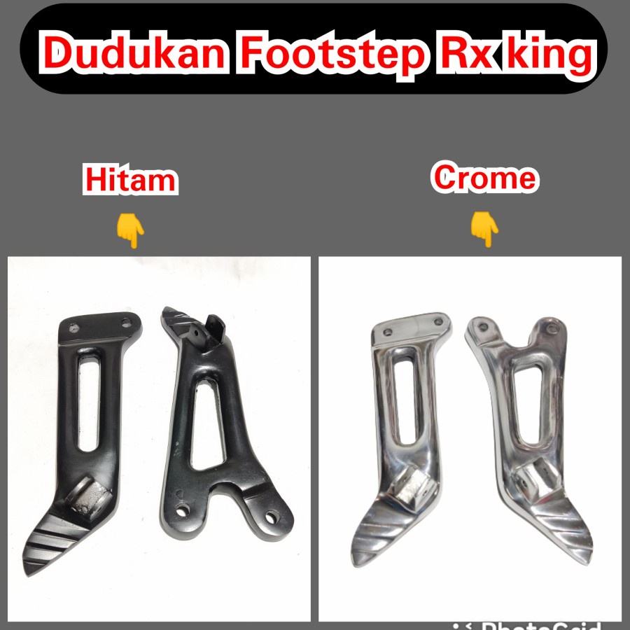 Dudukan foot step kaki belakang RX king new baru