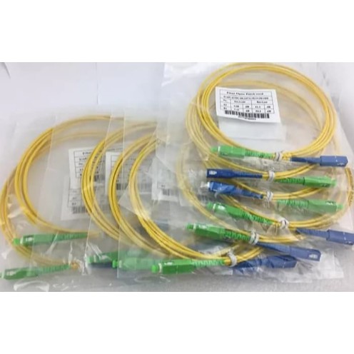 Kabel 𝗣𝗮𝘁𝗰𝗵𝗰𝗼𝗿𝗱 30 Meter SC UPC To SC APC SM Kabel Jumper Fiber