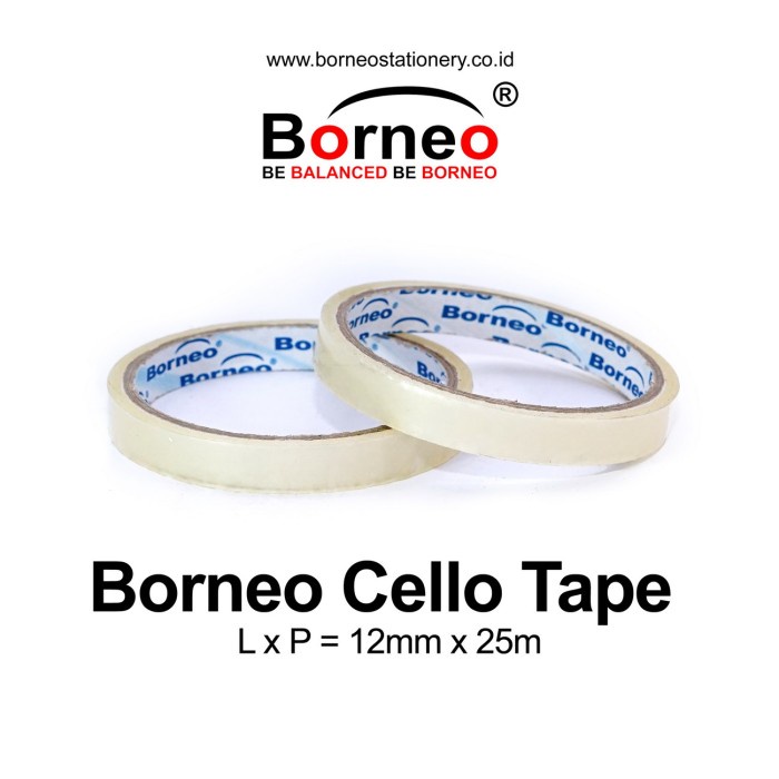 

Borneo Cello Tape / Selotip 12 mm x 25 m