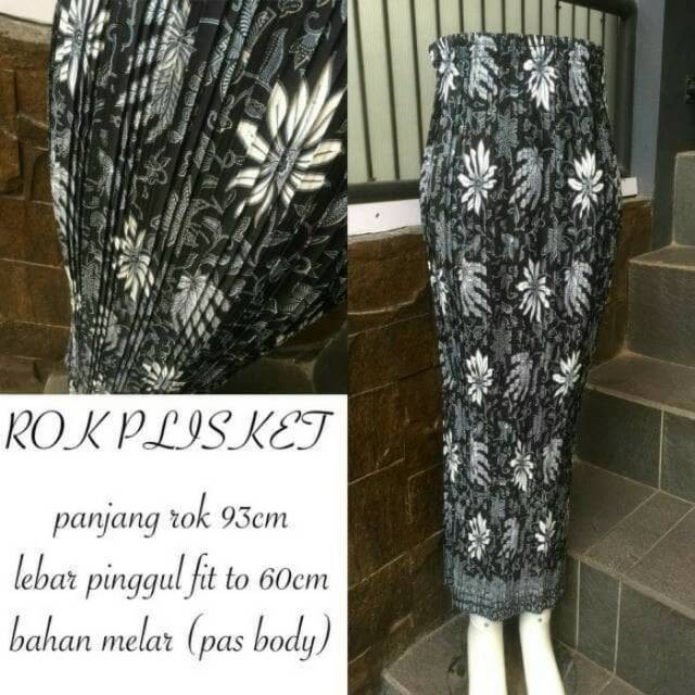 SB Collection Rok Plisket Martha Maxi Panjang Jumbo Batik Wanita