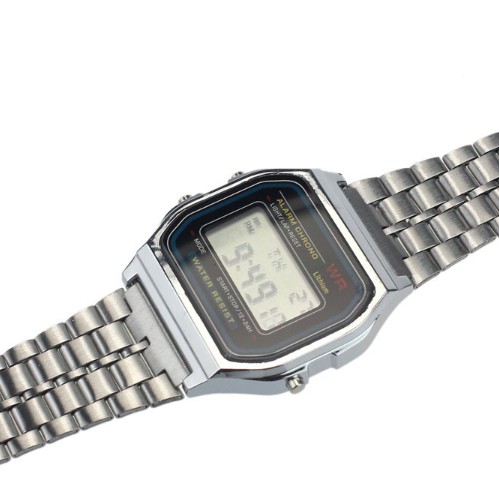 ✅COD [BBS] JAM TANGAN MODEL CASIO DIGITAL LED 168 RANTAI PRIA / WANITA FASHION GROSIR MURAH CS002-7