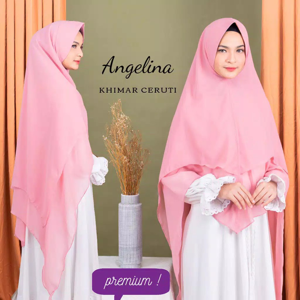 Hijab KHIMAR SYARI Terbaru / Jilbab Jumbo ANGELINA CERUTI