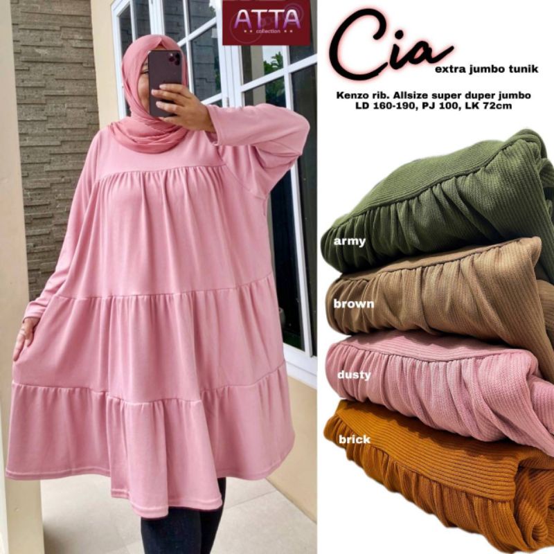 cia Tunik super jumbo Tunik jumbo Tunik Kenzo ld 160 by atta