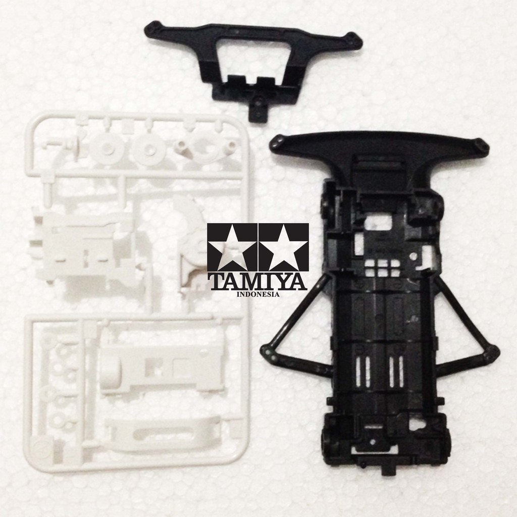 Tamiya Chassis Carbon SFM + Gearbox White + Akar copotan xto philipine