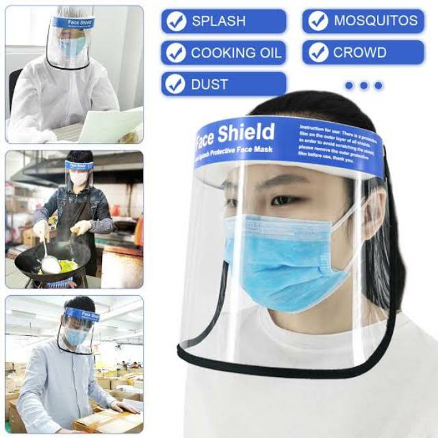 Face Shield Medis Tebel Grade Faceshield Pelindung Wajah ANTI FOG