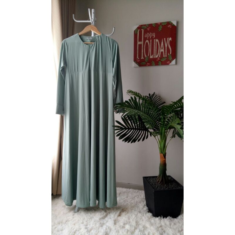 4. SET GAMIS HIJAU MINT