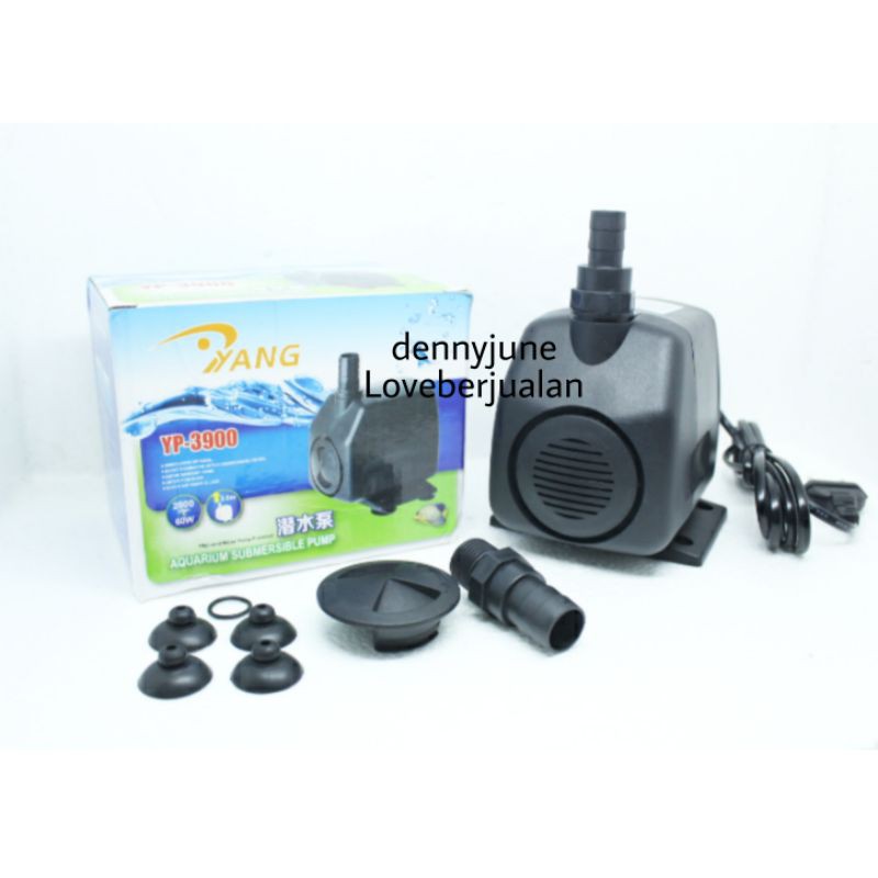 YANG YP 3900 YP3900 60W 2800LH Pompa Aquarium Akuarium Power Head Filter Kolam Ikan Hias