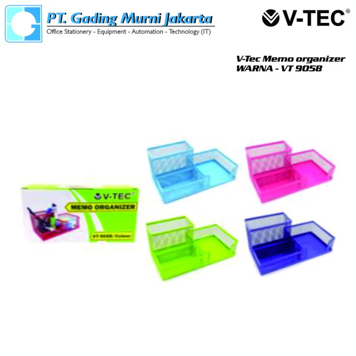 

Murah Memo Holder / Desk Organizer V-Tec Warna Vt-9058 Terbatas