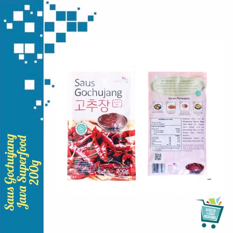 

Saus Gochujang Java Super Food / Java Superfood Gochujang Sauce 200g