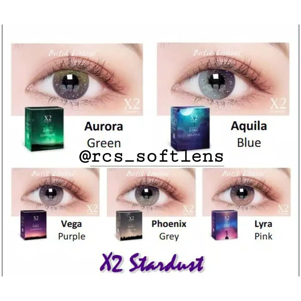 ❤️ RCS ❤️ Softlens X2 STARDUST ORI Khusus normal