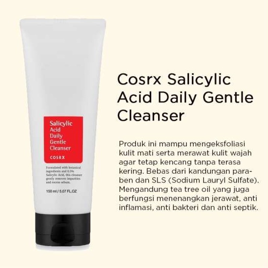 ✦SINAR✦ COSRX Cleanser Series (Low Ph Good Morning Gel  Cleanser-Salicylid Acid Cleanser)