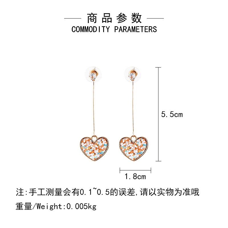 [littlecrab] Anting Wanita Merah Cherry Love Anting Panjang Simple Elegan Buah Long Strawberry Woman Earrings Anting Berkualitas Anting Drop Korean Style