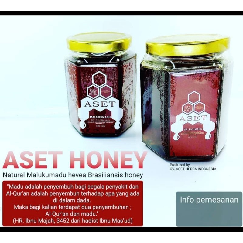 

Aset Honey - Madu Aset Madu Murni 350gr Maluku Madu Sehat
