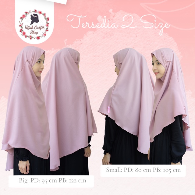 Arumi French Khimar / Khimar cadar 4in1