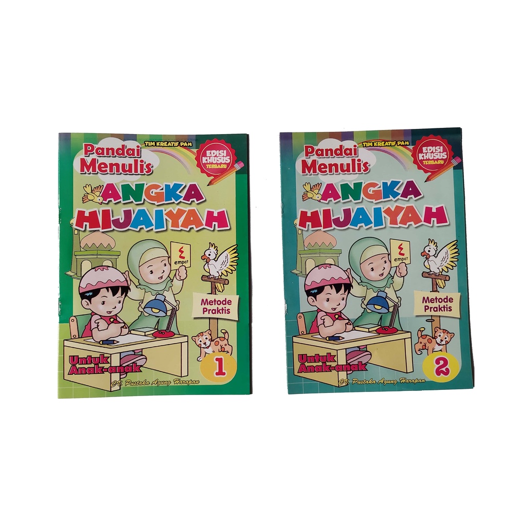 BUKU PANDAI MENULIS ANGKA HIJAIYAH TERMURAH
