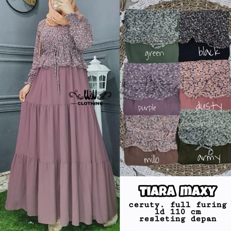Tiara maxy gamis w&w