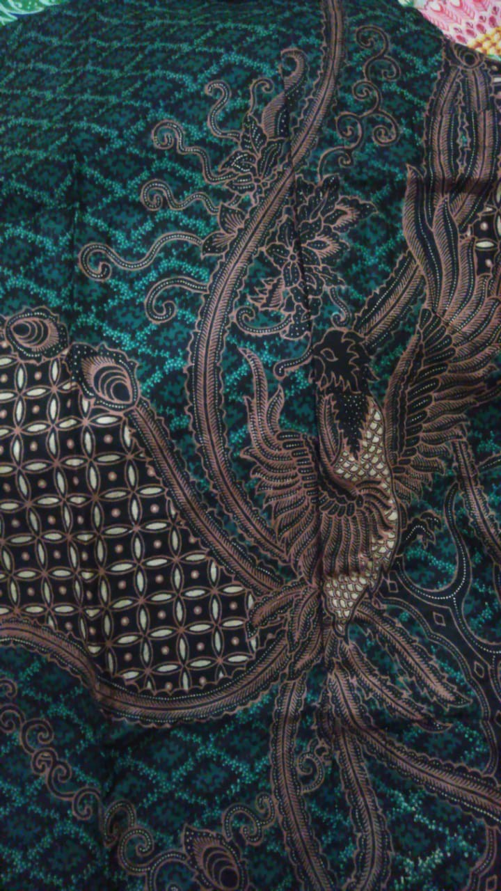 Batik Pria Lengan Panjang Batik Prin Motif Keratonan