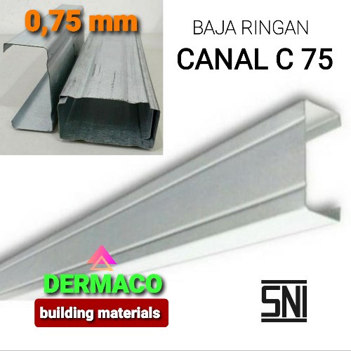 CANAL C 75 BAJA RINGAN 0,75 mm / CNP 75 / C TRUSS BAJA RINGAN