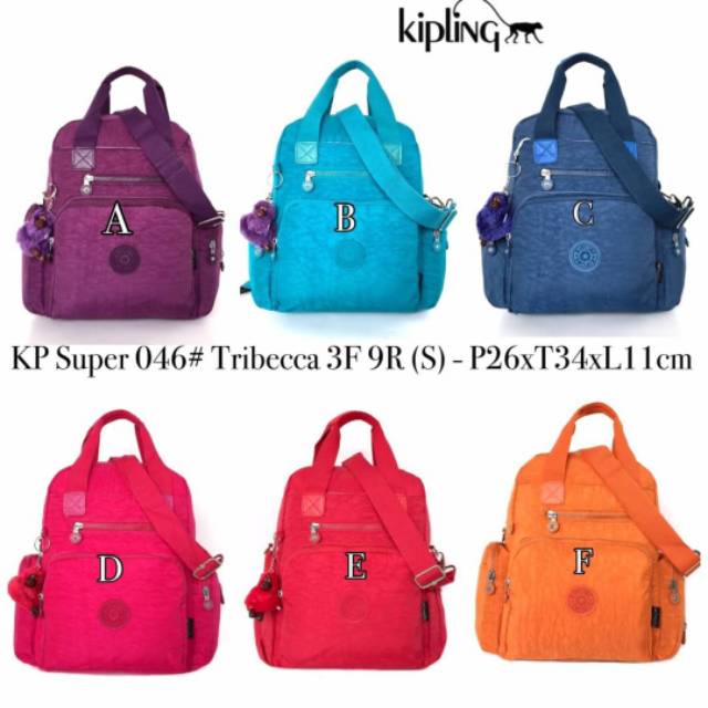 Tas kp 046 3fungsi suprem/bisa ransel slempang dan tenteng