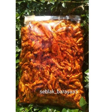 

↵ basreng baso goreng gurih stik pedas daun jeruk 1kg ☆