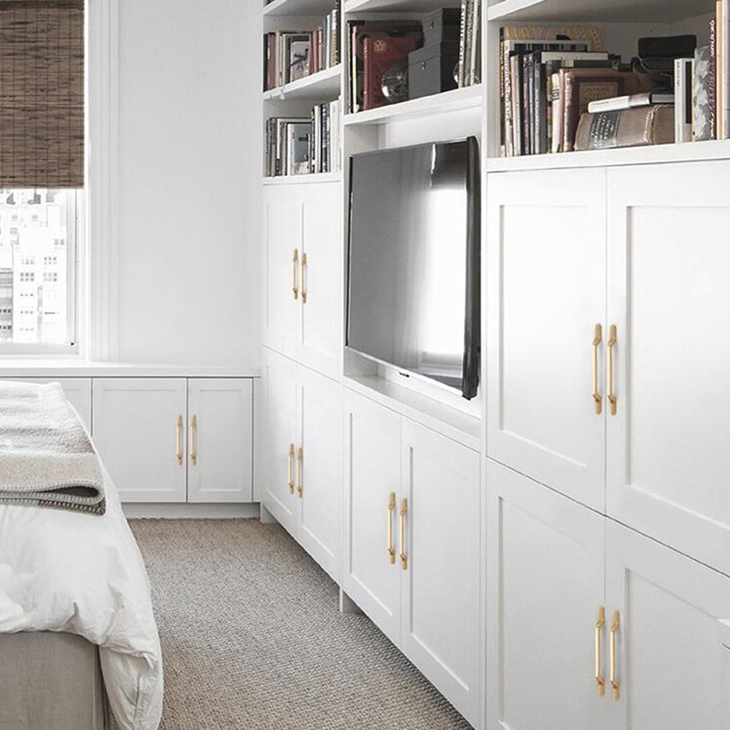 Handles Wardrobe Drawer Pull Kitchen Cabinet Knobs Handles Furniture Hardware With Gold Hardware Accessories Shopee Indonesia