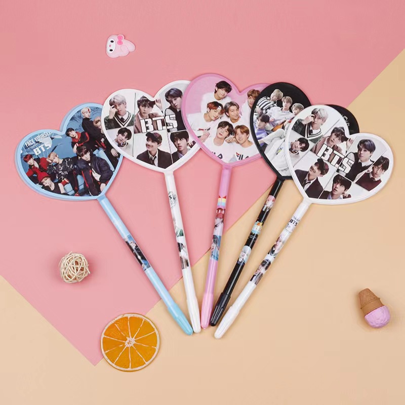 PULPEN GEL BTS BT21 KIPAS BESAR MURAH / PULPEN BTS / PULPEN BT21 / BOLPEN GEL / PENA / BALLPOIN