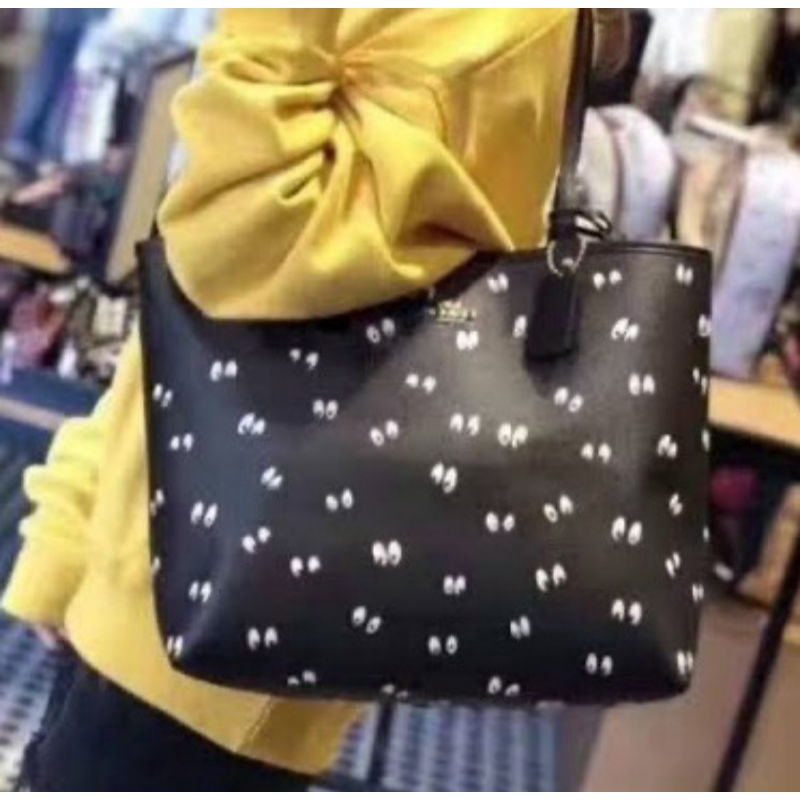 Disney X Coach Reversible City Tote in Signature Canvas