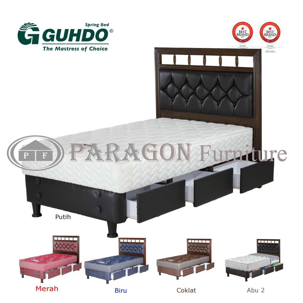 Spring bed Laci New Prima 120x200 HB Medallion - Full set Guhdo