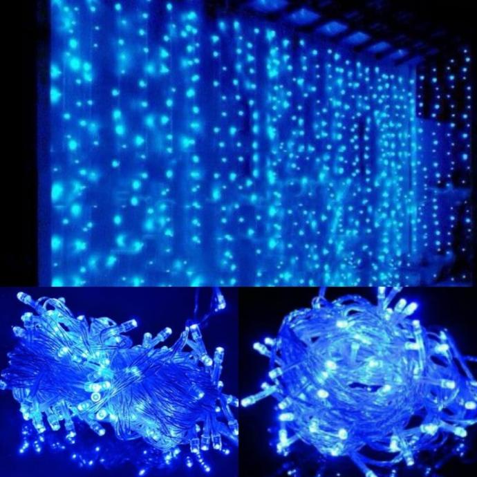 Lampu Tambler 1 warna BIRU lampu hias