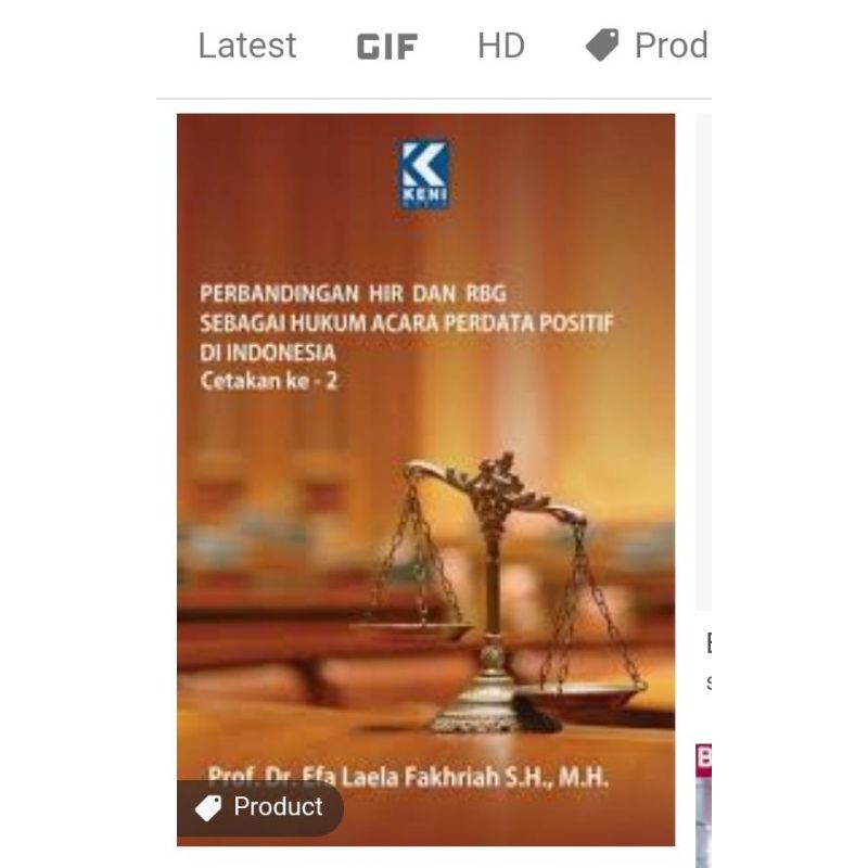 

Buku perbandingan HIR dan RBG sebagai hukum acara perdata positif di Indonesia terlaris dan termurah