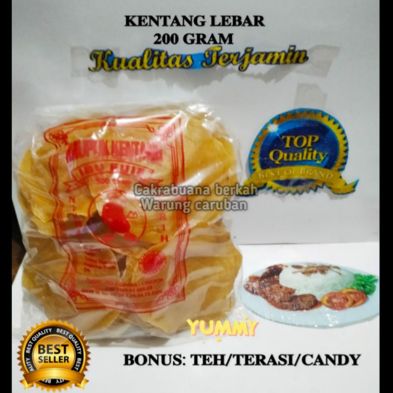 

KENTANG LEBAR 200GRAM