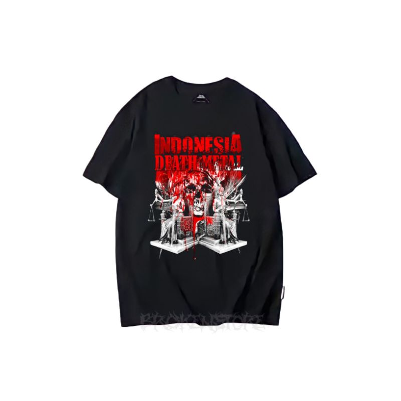 Kaos T-shirt Indonesia death metal - Kaos band - Kaos musik - Baju metal - Indonesia Death Metal