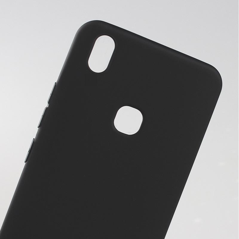 Softcase Vivo V9 / Vivo V7 dan Vivo V5 Silikon Case Slim Black Matte Hitam Jelly Lembut