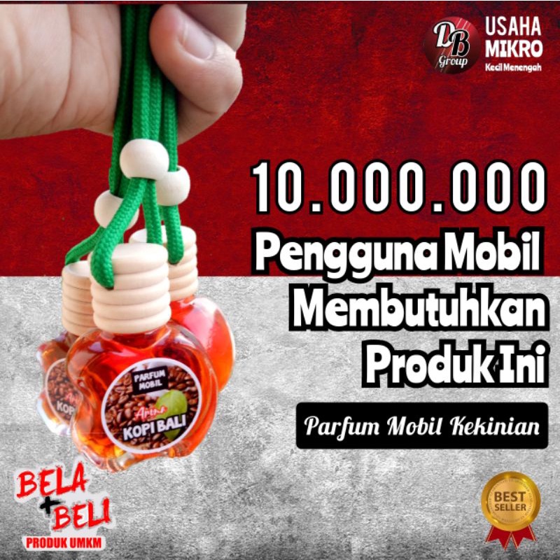 Parfum 18 Aroma - Parfum Mobil Botol Apel Gantung Dhedy Scents 10 ml