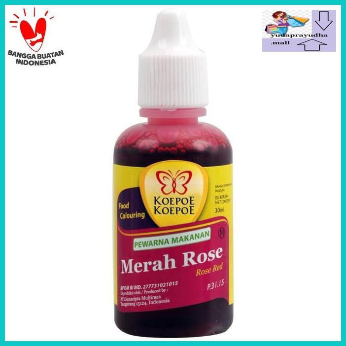

54Etr7U- Pewarna Merah Rose (30Ml) 9Uhhjt7-
