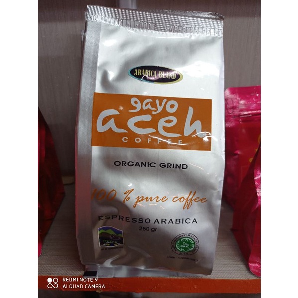 

KOPY ACEH/KOPY GAYO ORGANIC GRIND isi 250 gr