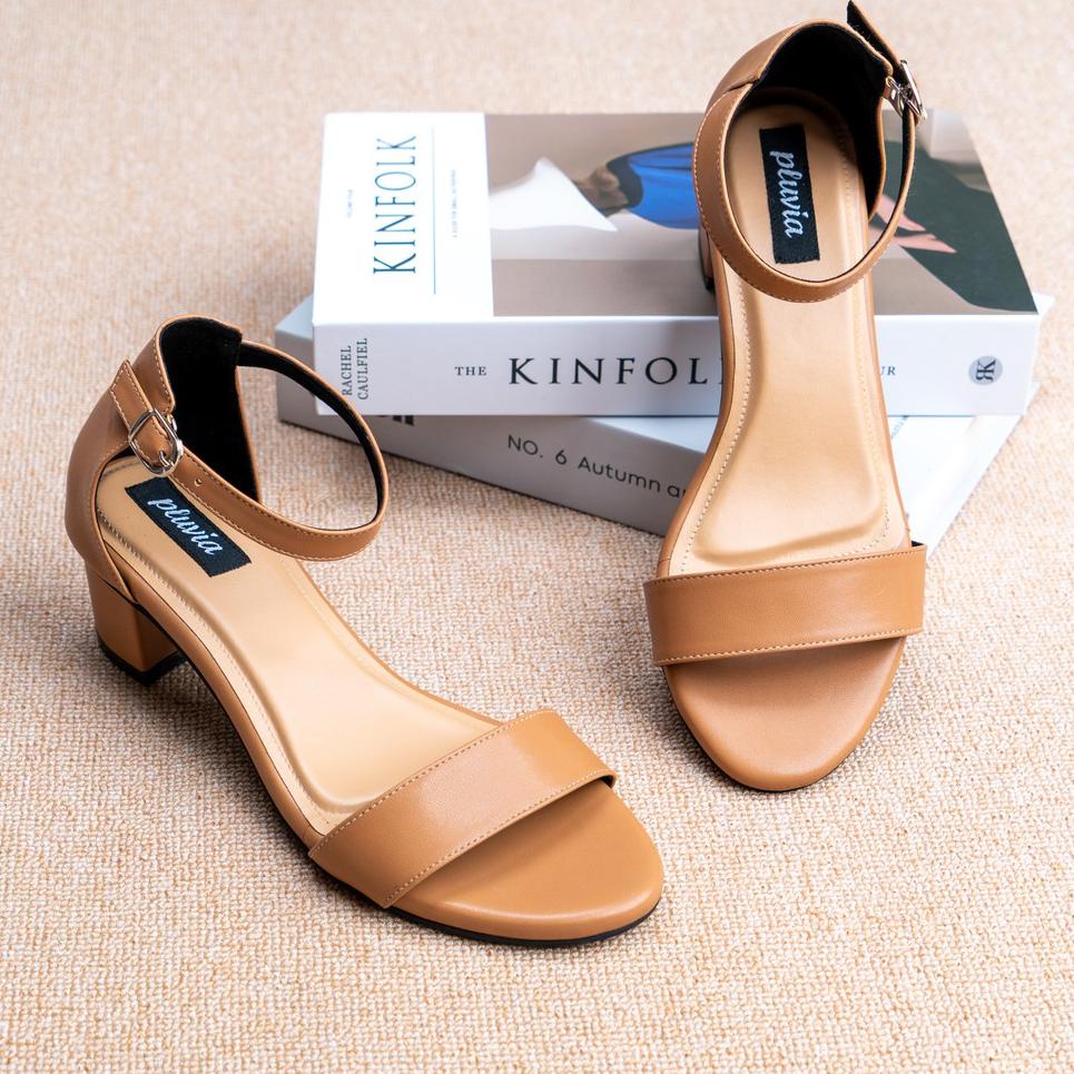 {Are31au22q} ADELA Sepatu Heels Wanita Sandal Hak Tahu 5 Cm