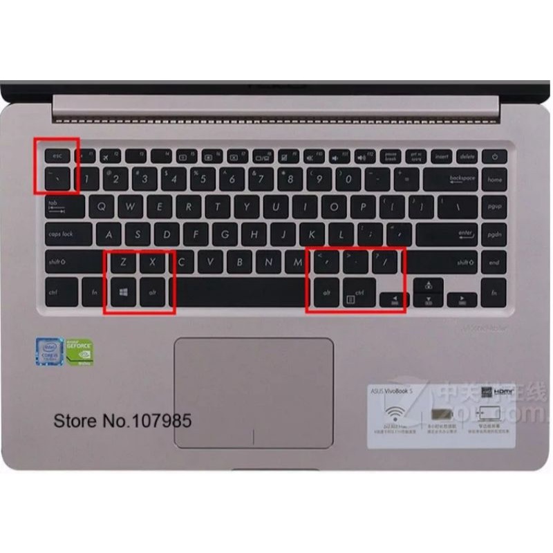 Keyboard protector/cover ASUS vivobook X405, Expertbook B1400, L1400, A407 X407 F407 A405 A410 S410