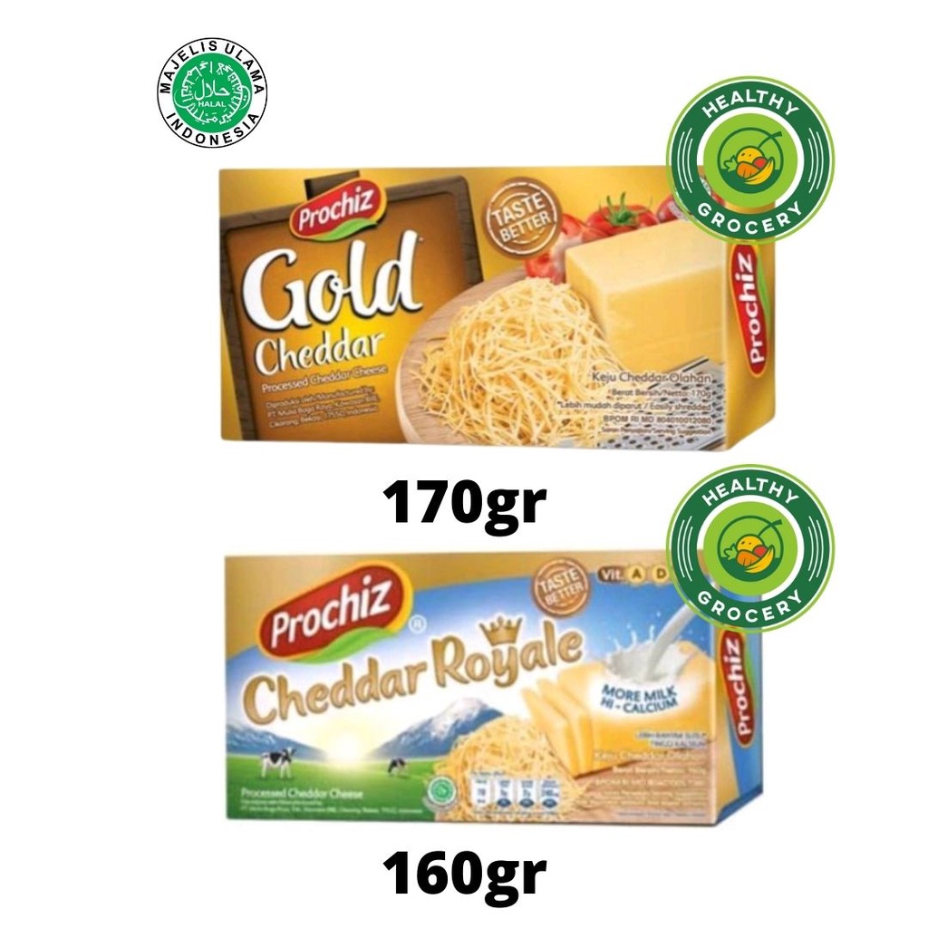 Prochiz Cheddar Gold / Keju Cheddar 160gr