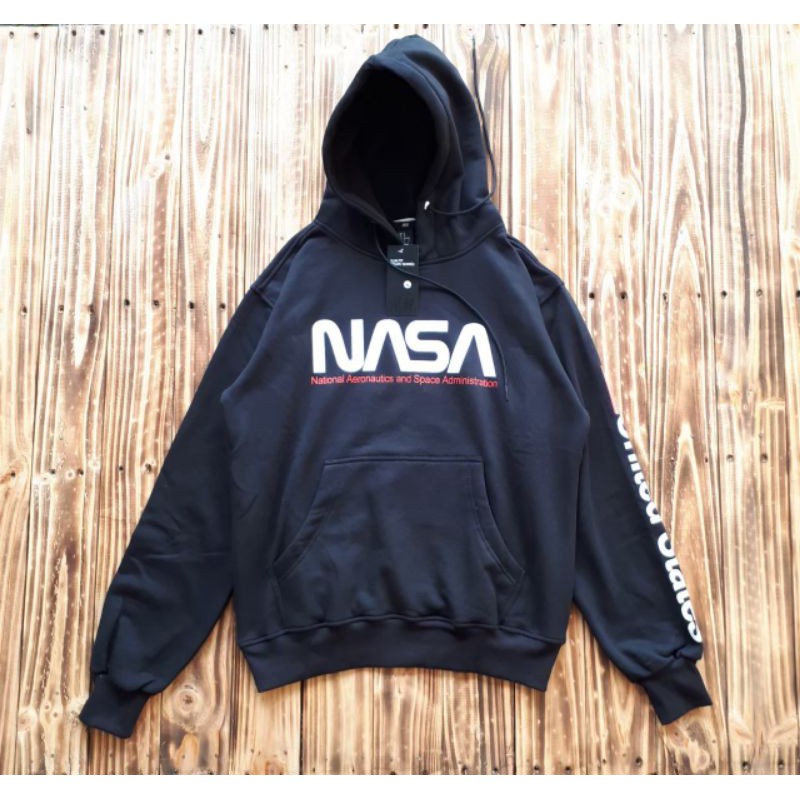 Sweater Hoodie Nasa H&amp;M United Space FullTag &amp; Lebel